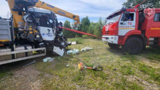 Смертельное столкновение грузовиков в Свободненском округе